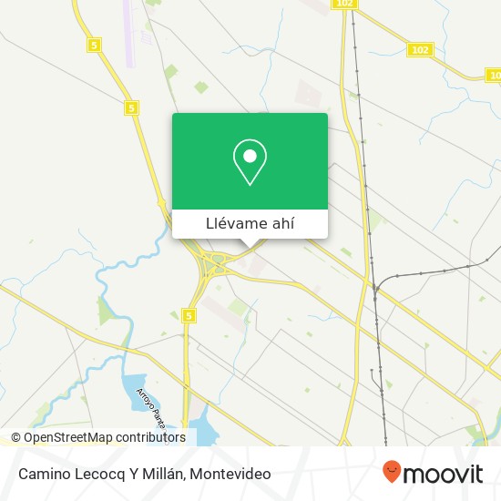 Mapa de Camino Lecocq Y Millán