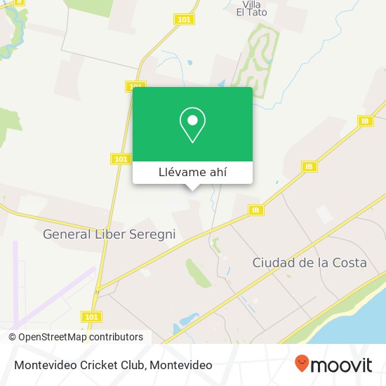 Mapa de Montevideo Cricket Club
