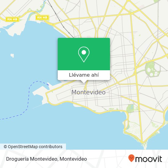 Mapa de Droguería Montevideo