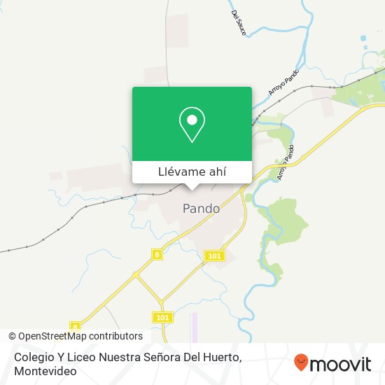 Mapa de Colegio Y Liceo Nuestra Señora Del Huerto