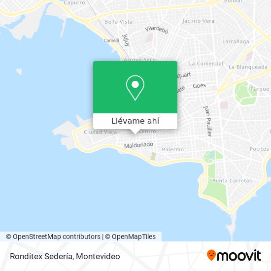 Mapa de Ronditex Sedería