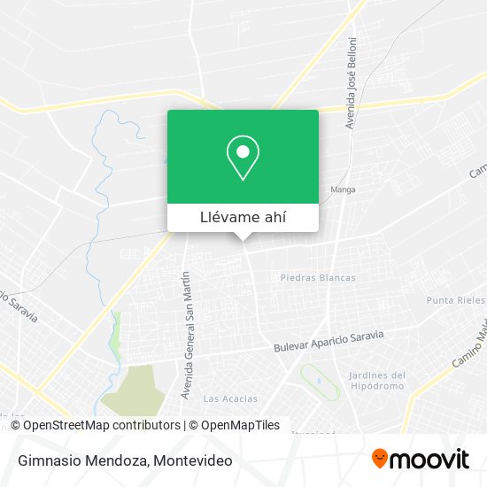 Mapa de Gimnasio Mendoza