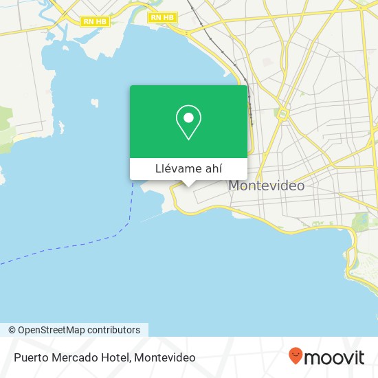 Mapa de Puerto Mercado Hotel