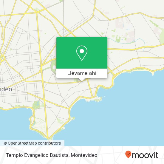 Mapa de Templo Evangelico Bautista