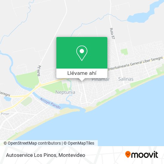 Mapa de Autoservice Los Pinos