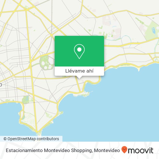 Mapa de Estacionamiento Montevideo Shopping