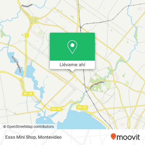 Mapa de Esso Mini Shop