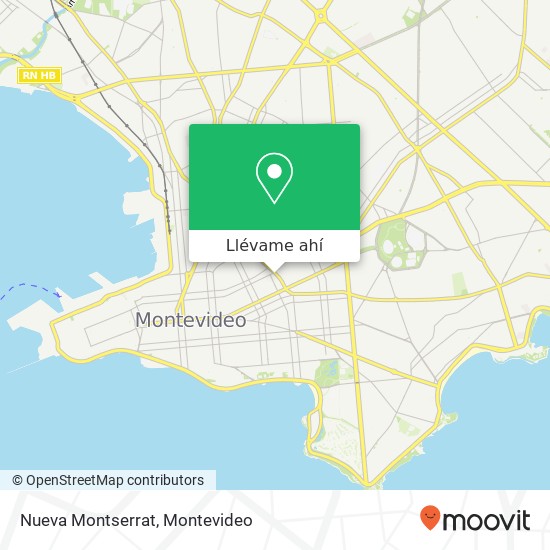 Mapa de Nueva Montserrat