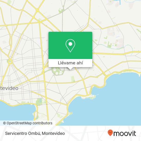 Mapa de Servicentro Ombú