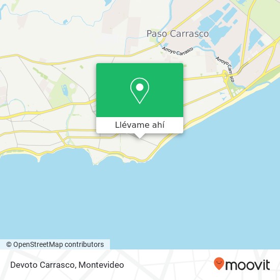 Mapa de Devoto Carrasco