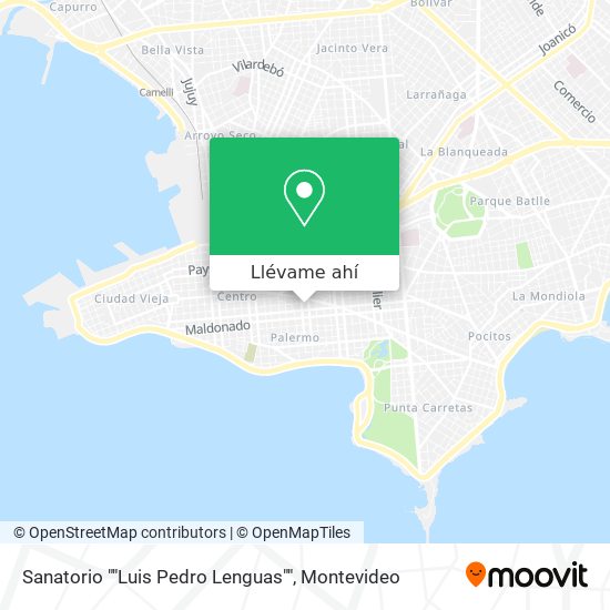 Mapa de Sanatorio ""Luis Pedro Lenguas""