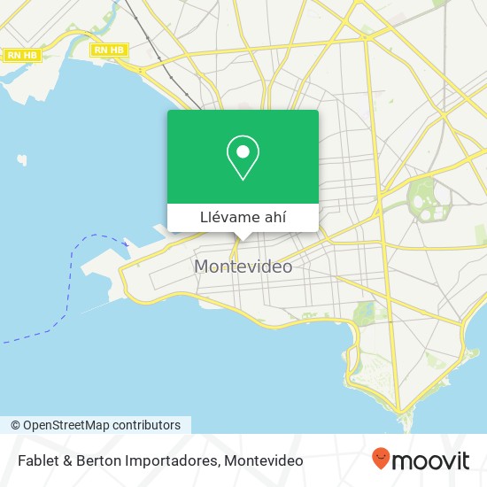 Mapa de Fablet & Berton Importadores