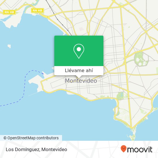 Mapa de Los Domínguez