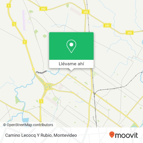 Mapa de Camino Lecocq Y Rubio