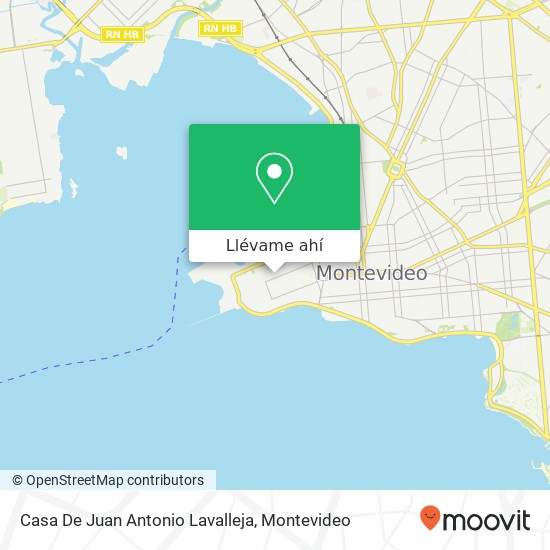 Mapa de Casa De Juan Antonio Lavalleja