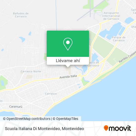 Mapa de Scuola Italiana Di Montevideo