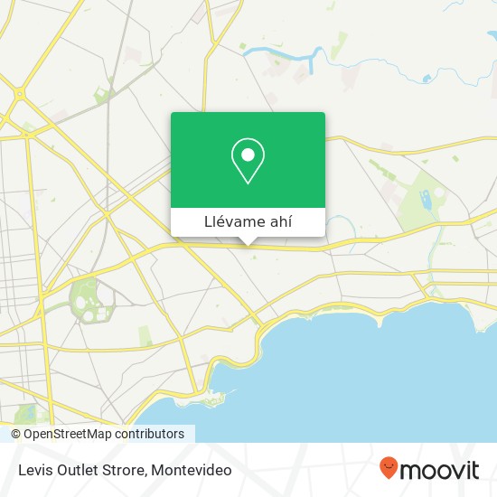 Mapa de Levis Outlet Strore