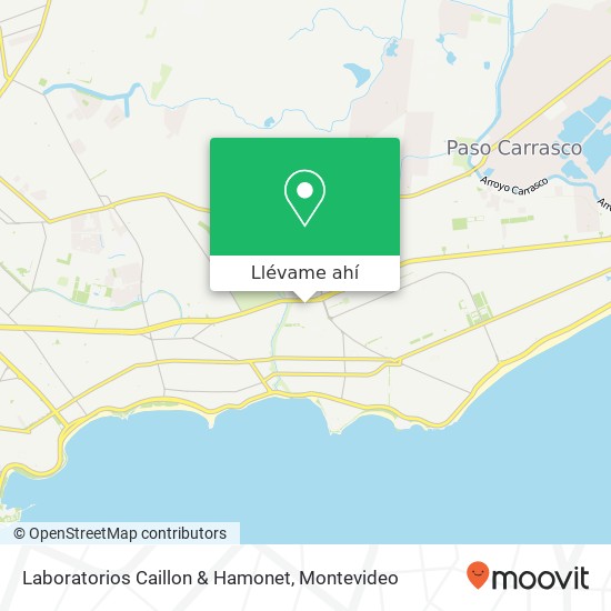 Mapa de Laboratorios Caillon & Hamonet