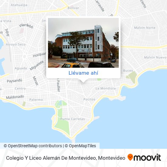 Mapa de Colegio Y Liceo Alemán De Montevideo