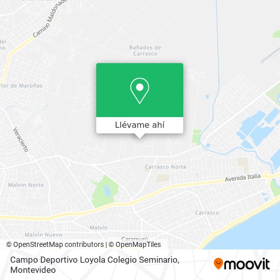 Mapa de Campo Deportivo Loyola Colegio Seminario