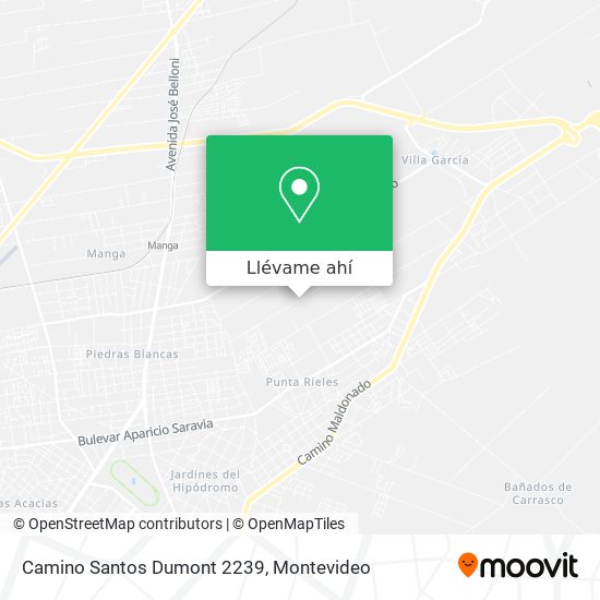 Mapa de Camino Santos Dumont 2239