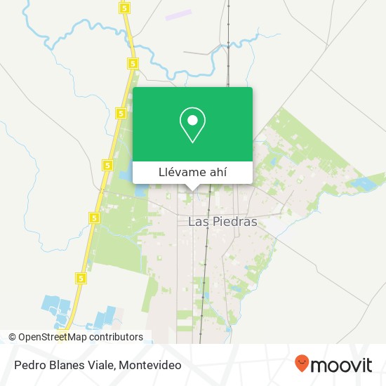 Mapa de Pedro Blanes Viale