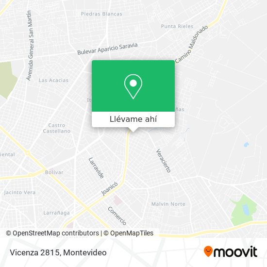 Mapa de Vicenza 2815