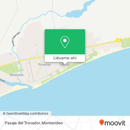 Mapa de Pasaje del Trovador