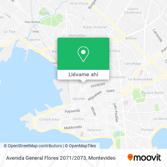 Mapa de Avenida General Flores 2071 / 2073
