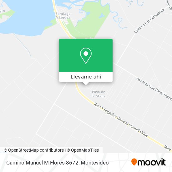 Mapa de Camino Manuel M Flores 8672