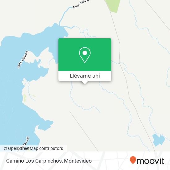 Mapa de Camino Los Carpinchos