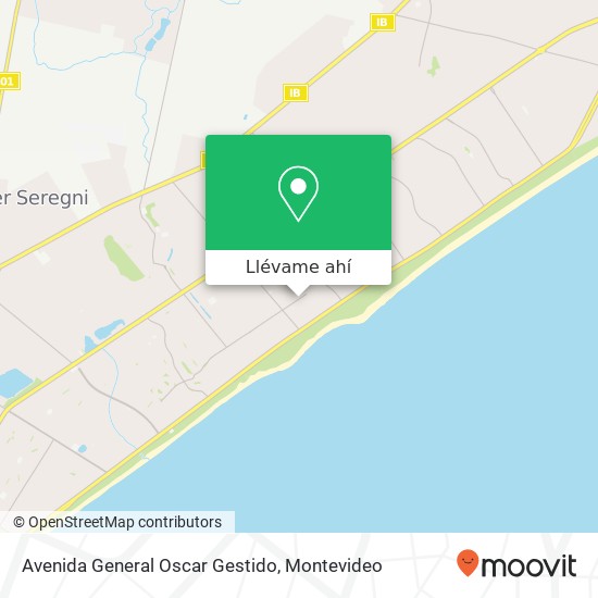 Mapa de Avenida General Oscar Gestido