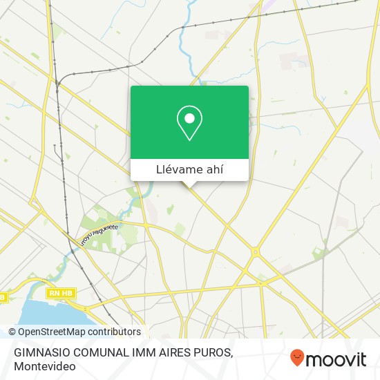 Mapa de GIMNASIO COMUNAL IMM AIRES PUROS