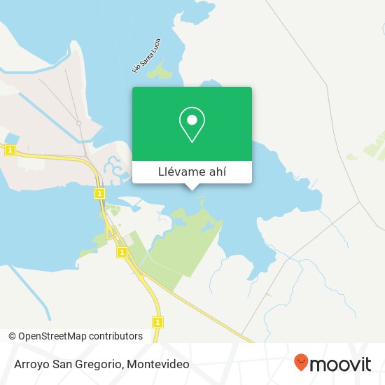 Mapa de Arroyo San Gregorio