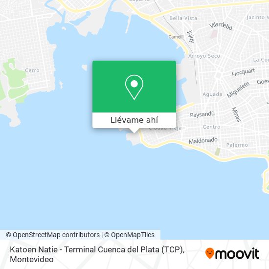 Mapa de Katoen Natie - Terminal Cuenca del Plata (TCP)