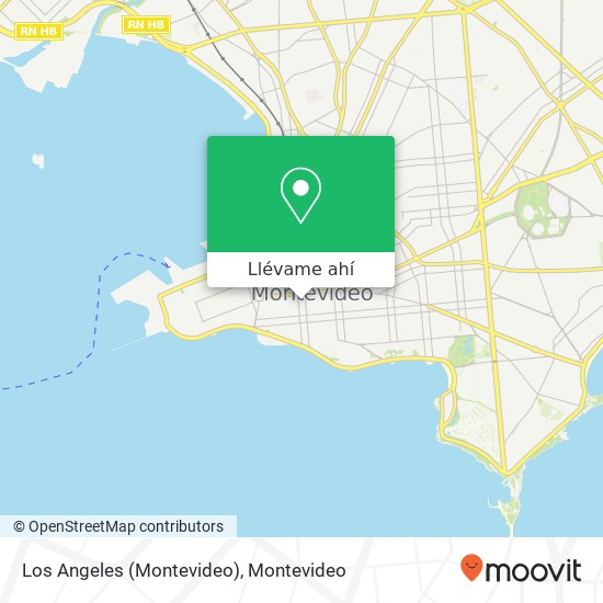 Mapa de Los Angeles (Montevideo)