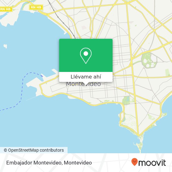 Mapa de Embajador Montevideo