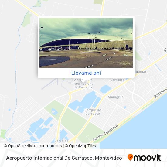 Mapa de Aeropuerto Internacional De Carrasco