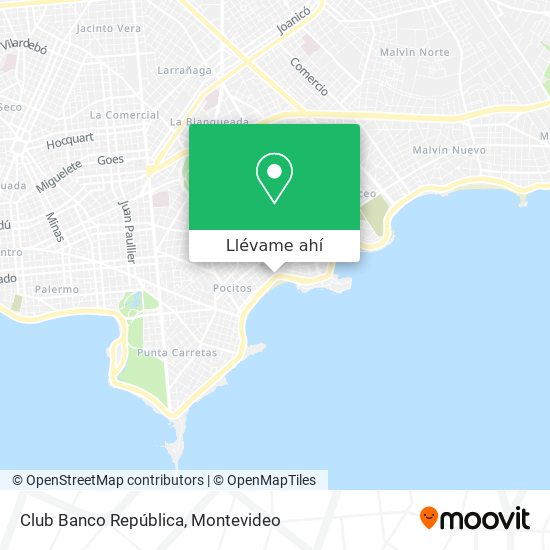 Mapa de Club Banco República