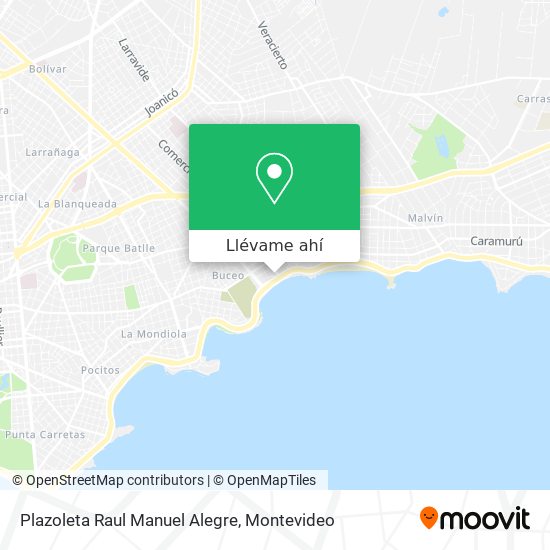 Mapa de Plazoleta Raul Manuel Alegre
