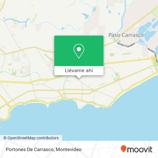 Mapa de Portones De Carrasco