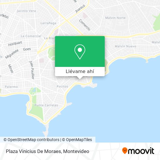 Mapa de Plaza Vinicius De Moraes
