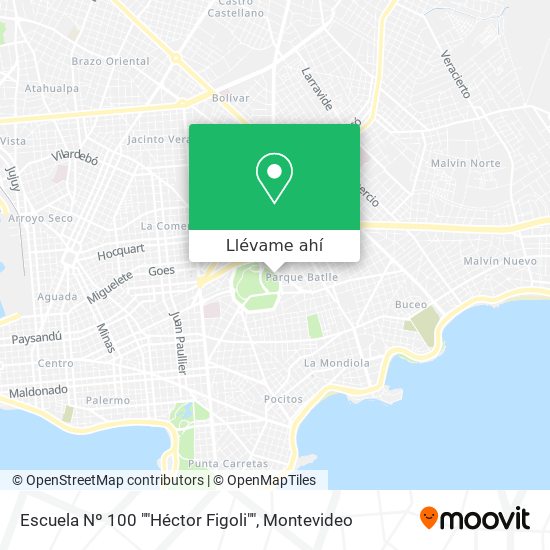 Mapa de Escuela Nº 100 ""Héctor Figoli""