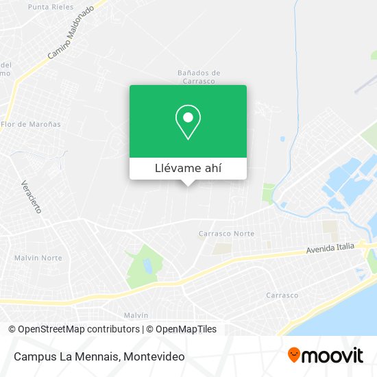 Mapa de Campus La Mennais