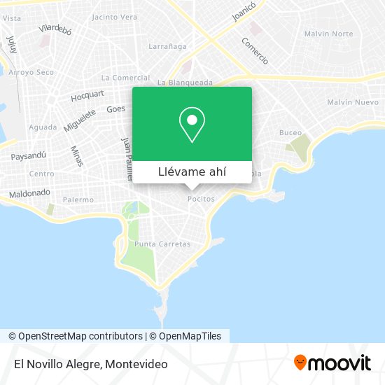 Mapa de El Novillo Alegre