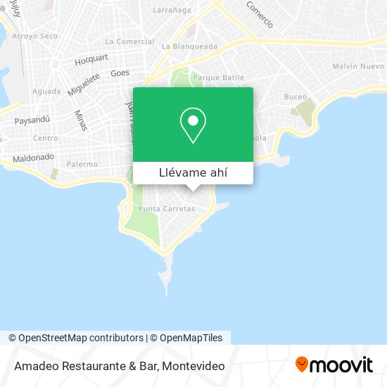 Mapa de Amadeo Restaurante & Bar
