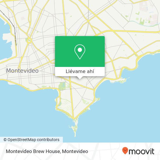 Mapa de Montevideo Brew House