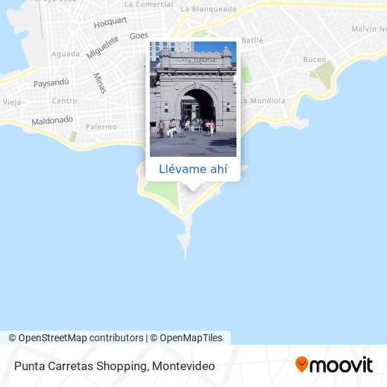 Mapa de Punta Carretas Shopping