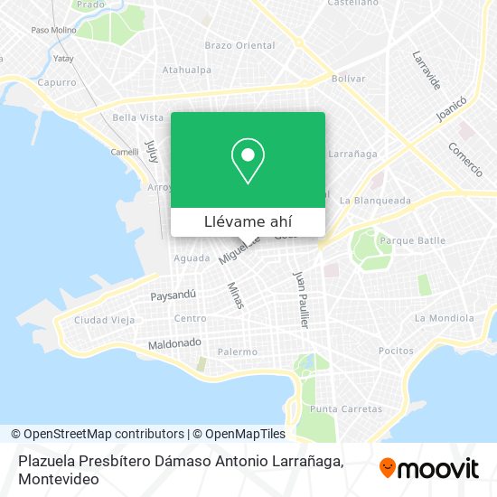 Mapa de Plazuela Presbítero Dámaso Antonio Larrañaga