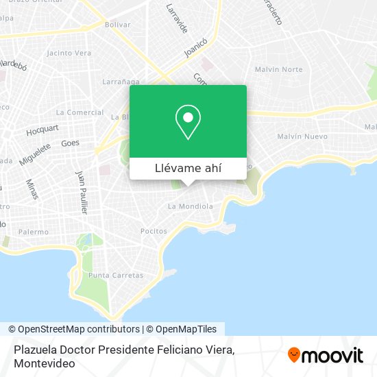 Mapa de Plazuela Doctor Presidente Feliciano Viera